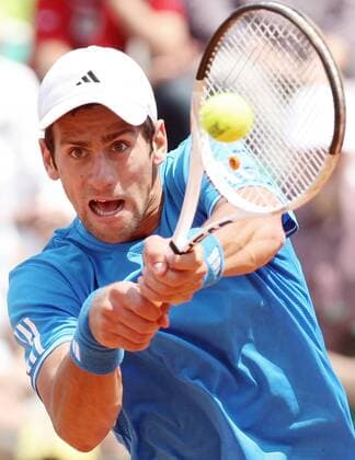Novak Djokovic (Serbien) - (Lpag125) Tennis Herren Internazionali BNL d Italia 2009, ATP Tour, Masters Series Einzelbild o0 dItalia Rom Dynamik,