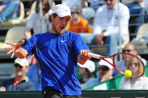 Mischa Zverev (Deutschland) - (AS5124) Tennis Herren Internazionali BNL d Italia 2009, ATP Tour, Masters Series Einzelbild o0 dItalia Rom Dynamik,