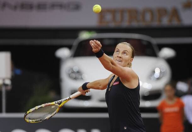 Svetlana Kuznetsova (Russland) Tennis Damen Porsche Grand Prix 2009, WTA Tour, Finale Einzelbild Stuttgart
