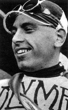Antonio Pesenti (Italien) - Gesamtsieger des Giro d Italia 1932 -  Radsport Herren Giro d Italia 1932, dItalia, Straßenradsport, Straße, Rad, Repro, Historie, Geschichte Porträt 13. Etappe: Turin - Mailand Freude,