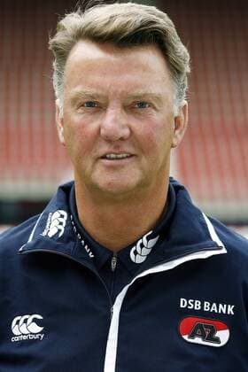 Trainer Louis van Gaal (AZ Alkmaar) - Fußball Herren Eredivisie 2008 2009, Ehrendivision, 1. Liga, AZ Alkmaar, Porträt Alkmaar