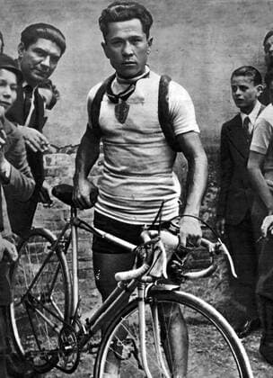 Vasco Bergamaschi (Italien) - Gesamtsieger des Giro d Italia 1935 -  Radsport Herren Giro d Italia 1935, dItalia, Straßenradsport, Straße, Rad, Repro, Historie, Geschichte, Gruppe