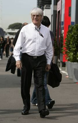 F1 Chef Bernie Ecclestone (England) Motorsport Grand Prix Herren Großer Preis von Spanien 2009, Formel 1 Weltmeisterschaft, F1, F, GP, WM, Freies Training, Vdig Einzelbild Circuit de Catalunya Barcelona