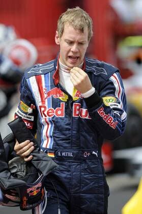 Sebastian Vettel (Deutschland Red Bull) enttäuscht Motorsport Grand Prix Herren Großer Preis von Spanien 2009, Formel 1 Weltmeisterschaft, F1, F, GP, WM, Einzelbild Circuit de Catalunya Barcelona Enttäuschung,