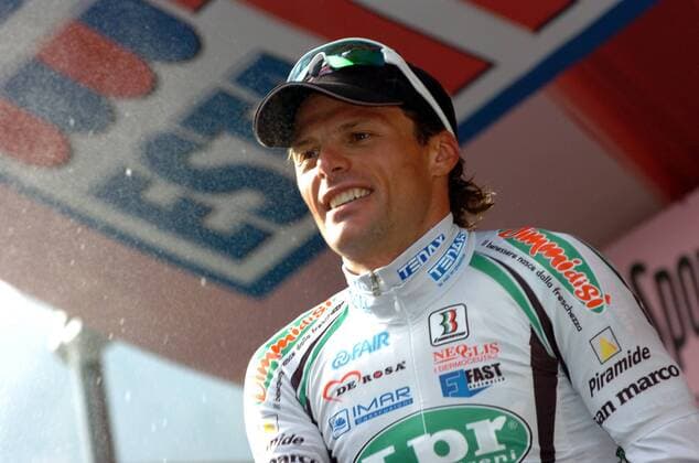 Danilo di Luca (Italien LPR) gewinnt die 4. Etappe des Giro d Italia 2009 -  Radsport Herren Giro d Italia 2009, dItalia, Straßenradsport, Straße, Rad, Porträt 4. Etappe: Padua - San Martino di Castrozza Freude,