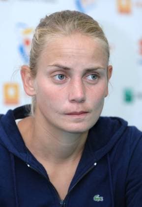 Elena Dokic (Australien) - Pressekonferenz -  (EN00237108076) Tennis Damen Warschau Open 2009, WTA Tour, Pressetermin Porträt Warschau