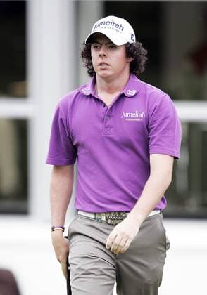 Rory McIlroy (Nordirland) - EDITORIAL USE ONLY. No use with unauthorised audio, video, data, fixture lists, club league logos or live services. Online in-match use limited to 120 images, no video emulation. No use in betting, games or single club league player publications. Golf Herren BMW PGA Championship 2009, European Tour Einzelbild Virginia Water Wentworth