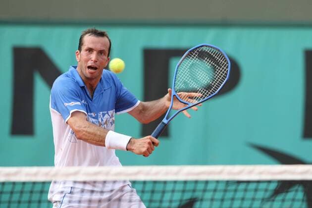 Radek Stepanek (Tschechien) -  Tennis Herren French Open 2009, Grand Slam, ATP Tour, Vdig Einzelbild Roland Garros Paris