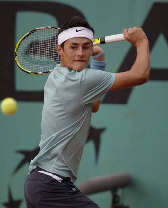 Bernard Tomic (Australien) Tennis Herren French Open 2009, Grand Slam, ATP Tour Einzelbild Roland Garros Paris