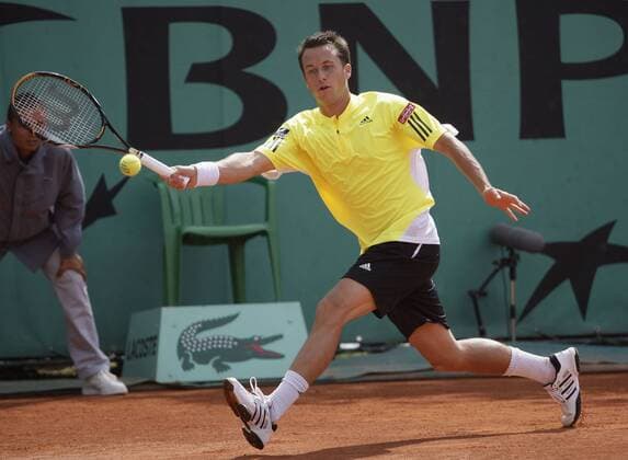 Philipp Kohlschreiber (Deutschland) Tennis Herren French Open 2009, Grand Slam, ATP Tour Einzelbild Roland Garros Paris
