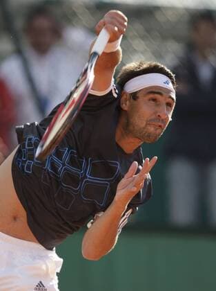 Marcos Baghdatis (Zypern) Tennis Herren French Open 2009, Grand Slam, ATP Tour Einzelbild Roland Garros Paris