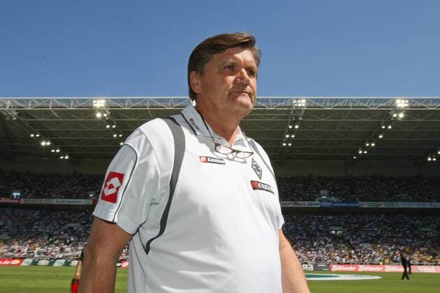 Trainer Hans Meyer (Gladbach) Fußball 1. BL Herren Saison 2008 2009, Borussia Mönchengladbach, Einzelbild Mönchengladbach