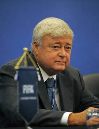 CBF Präsident Ricardo Terra Teixeira (Brasilien) während des FIFA Kongresses anlässlich der Präsentation der WM Spielorte 2014 - Fußball WM Herren 59. FIFA Kongress 2009, Generalversammlung, Versammlung, Tagung, Konferenz, Einzelbild Nassau o0 Bahamas