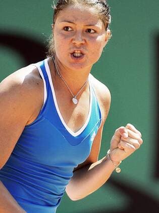 Dinara Safina (Russland) jubelt -  Tennis Damen French Open 2009, Grand Slam, WTA Tour Einzelbild Roland Garros Paris