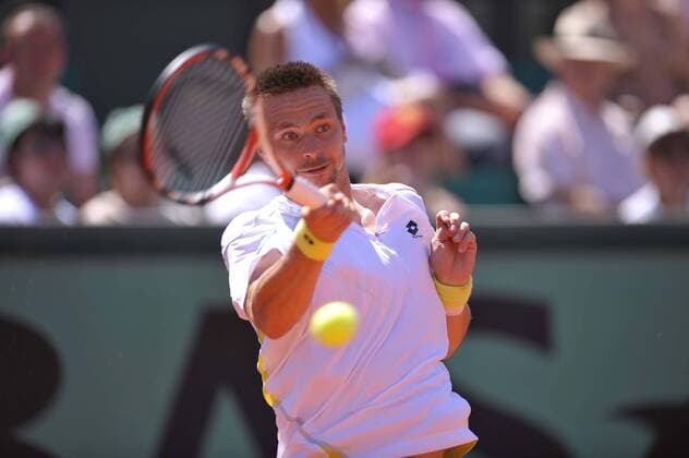 Robin Söderling (Schweden) -  Tennis Herren French Open 2009, Grand Slam, ATP Tour, Vdig Einzelbild Roland Garros Paris