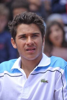 Daniel Berta (Schweden) -  Tennis Herren French Open 2009, Grand Slam, ATP Tour, Junioren, Jugend, Nachwuchs, Finale Porträt Roland Garros Paris Nachdenklichkeit,