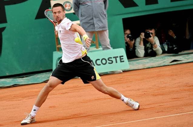 Robin Söderling (Schweden) -  Tennis Herren French Open 2009, ATP Tour, Grand Slam, Finale, Einzelbild Roland Garros Paris