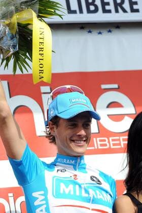Niki Terpstra (Niederlande Milram) gewinnt die 3. Etappe des Criterium du Dauphine Libere 2009 -  Radsport Herren Criterium du Dauphine Libere 2009, Straßenradsport, Straße, Rad, ProTour Porträt 3. Etappe: Tournus - Saint Etienne Freude,