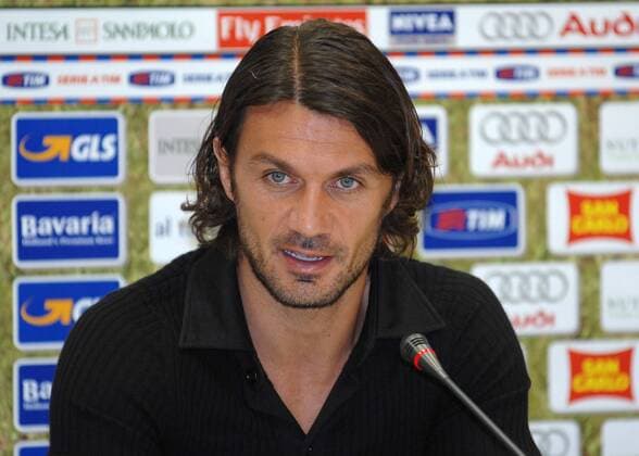 Paolo Maldini (Italien AC Mailand) beendet seine Fußballkarriere - Fußball Herren Serie A 2008 2009, 1. Italienische Liga, Milan, Pressekonferenz, Pressetermin Porträt Mailand