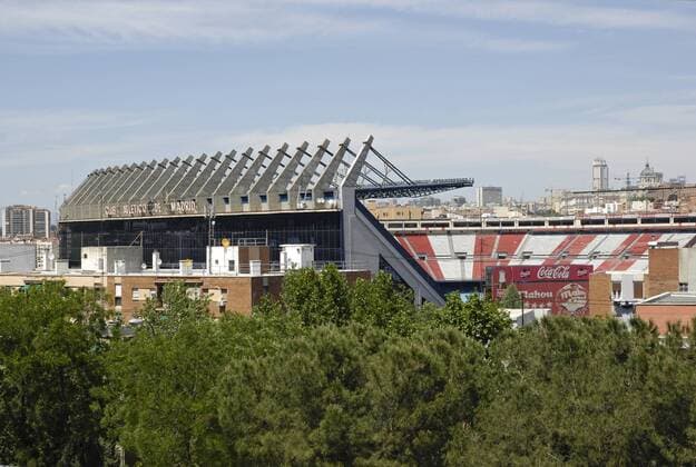 Estadio Vicente Calderon - Heimspielstätte von Atletico Madrid Fußball Herren Primera Division 2008 2009, 1. Spanische Liga Totale Madrid