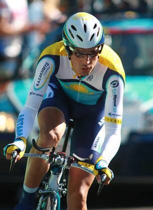Andreas Klöden (Deutschland Astana) Radsport Herren Tour de Suisse 2009, Straßenradsport, Straße, Rad, ProTour Einzelbild 1. Etappe: Mauren - Ruggell 