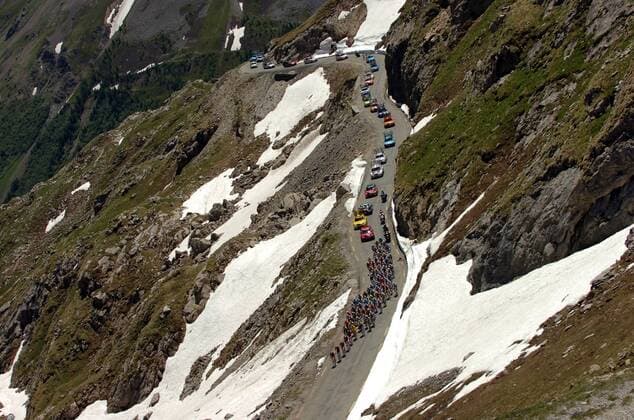 7. Etappe der Criterium du Dauphine Libere 2009 am Col du Galibier -  Radsport Herren Criterium du Dauphine Libere 2009, Straßenradsport, Straße, Rad, ProTour Totale 7. Etappe: Briancon - Saint Francois Longchamp