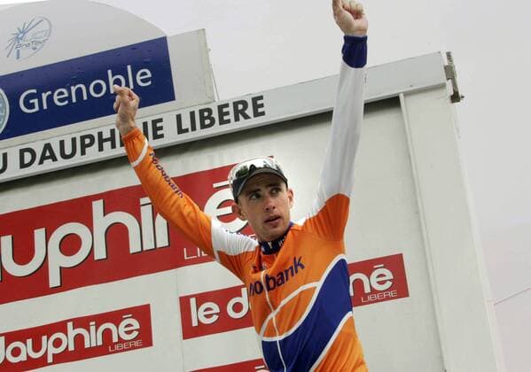 Stef Clement (Niederlande Rabobank) gewinnt die 8. Etappe des Criterium du Dauphine Libere 2009 Radsport Herren Criterium du Dauphine Libere 2009, Straße, Rad, Straßenradsport, Vdig o0 ProTour Einzelbild 8. Etappe: Faverges - Grenoble
