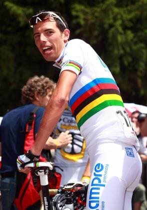 Alessandro Ballan (Italien Lampre) Radsport Herren Tour de Suisse 2009, Straßenradsport, Straße, Rad, Pro Tour, Einzelbild 2. Etappe: Davos - Davos 