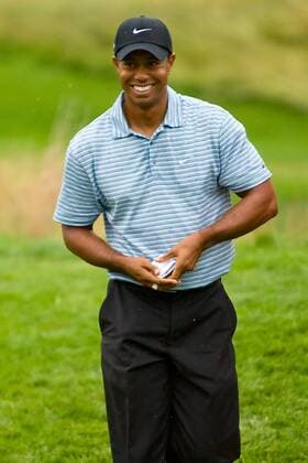 Tiger Woods (USA) - -ZUMAcs7 Golf Herren US Open 2009, PGA Tour Einzelbild Bethpage Farmingdale Freude,