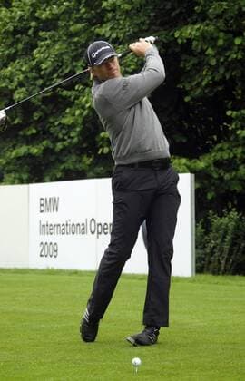 Oliver Kahn (Deutschland) während des Pro Am der BMW International Open 2009 in München Eichenried Golf Herren BMW International Open 2009, PGA European Tour, ProAm, Pro Am, Prominentengolf Einzelbild Eichenried München