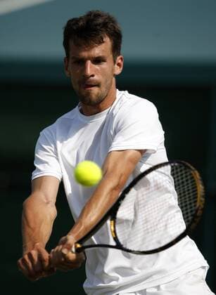 Philipp Petzschner (Deutschland) Tennis Herren All England Championships 2009, Grand Slam, ATP Tour Einzelbild Wimbledon London