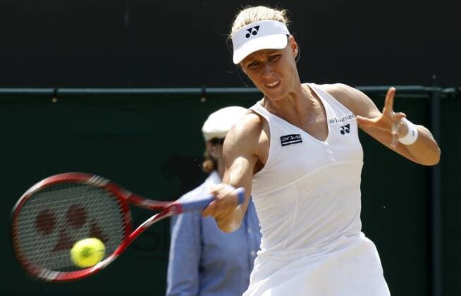 Elena Dementieva (Russland) -  Tennis Damen All England Championships 2009, Grand Slam, WTA Tour Einzelbild Wimbledon London