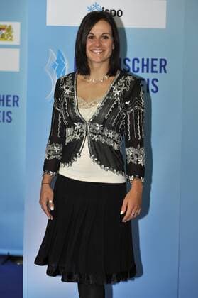 Kathrin Hölzl (Deutschland) anlässlich der Verleihung des bayrischen Sportpreises 2009 Alpiner Skilauf Damen Bayerischer Sportpreis 2009, Preisverleihung, Ehrung, Sportlerehrung, Einzelbild München