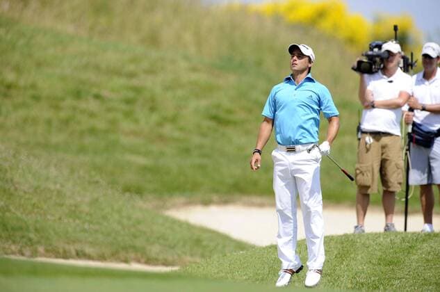 Rafael Echenique (Argentinien) -  Golf Herren Open de France 2009 ALSTOM, PGA European Tour Einzelbild Saint Quentin en Yvelines Paris Nachdenklichkeit,