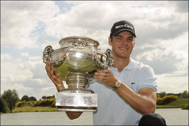 Martin Kaymer (Deutschland), Sieger Open de France 2009 -  Golf Herren Open de France ALSTOM 2009, PGA European Tour, Fotoshooting, Einzelbild Saint Quentin en Yvelines Paris Freude,