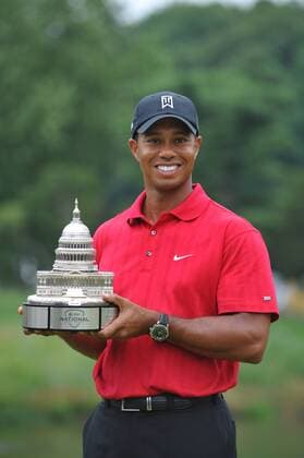 Tiger Woods (USA) - Sieger der AT&T National 2009 -  (WAP20090705314) Golf Herren AT&T National 2009, AT & T, PGA Tour, Einzelbild Bethesda Freude,