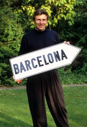 Sergej Bubka (Ukraine) freut sich auf die Olympischen Spiele 1992 in Barcelona Leichtathletik OS Sommer Herren Vorschau Olympische Spiele 1992, Sommerspiele, Fotoshooting Einzelbild Aufnahmedatum geschätzt Freude,