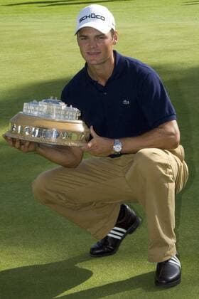 Martin Kaymer (Deutschland) - Sieger der Barclays Scottish Open 2009 - EDITORIAL USE ONLY. No use with unauthorised audio, video, data, fixture lists, club league logos or live services. Online in-match use limited to 120 images, no video emulation. No use in betting, games or single club league player publications. Golf Herren The Barclays Scottish Open 2009, European PGA Tour Einzelbild Loch Lomond