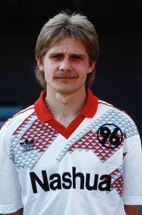 Jens Friedemann (Hannover 96) Fußball 2. BL Herren Saison 1991 1992, Hannover 96, Präsentation, Pressetermin, Porträttermin, Porträt Aufnahmedatum geschätzt Hannover