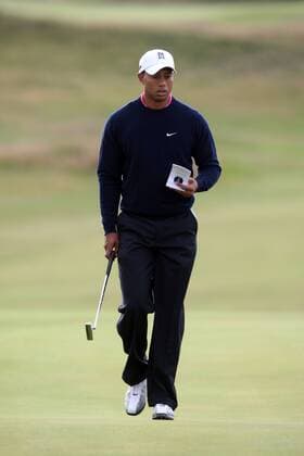 Tiger Woods (USA) -  Golf Herren The British Open Championship 2009, PGA European Tour, Training Einzelbild Turnberry, Ayrshire