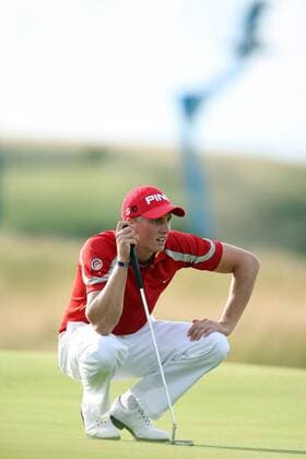Stephan Gross (Deutschland) -  Golf Herren The British Open Championship 2009, European PGA Tour Einzelbild Turnberry Ayrshire Nachdenklichkeit,