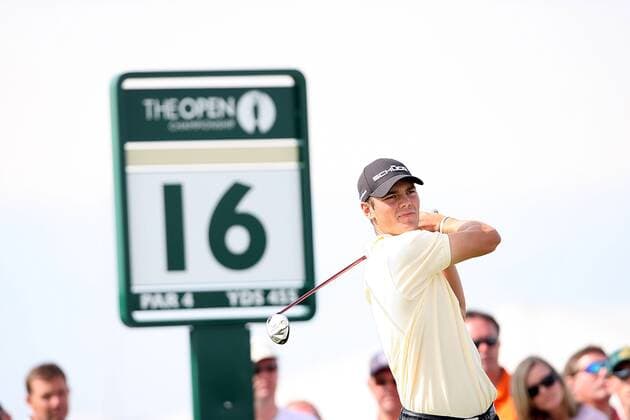 Martin Kaymer (Deutschland) am Loch 16 -  Golf Herren The British Open Championship 2009, European PGA Tour Einzelbild Turnberry Ayrshire