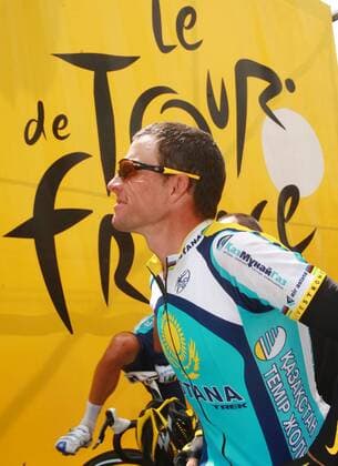 Lance Armstrong (USA Astana) Radsport Herren Tour de France 2009, Straßenradsport, Straße, Rad Einzelbild 14. Etappe: Colmar - Besancon 