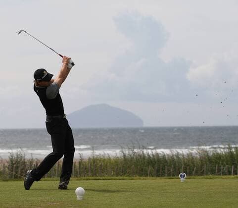 Camillo Villegas (Kolumbien) -  (LON2009071810) Golf Herren The British Open Championships 2009, PGA European Tour Einzelbild Turnberry, Ayrshire Dynamik,