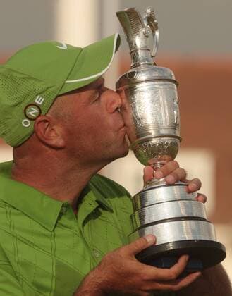 Stewart Cink (USA) ist Sieger der British Open 2009 -  (LON2009071909) Golf Herren The British Open Championship 2009, PGA European Tour Einzelbild Turnberry, Ayrshire Freude,
