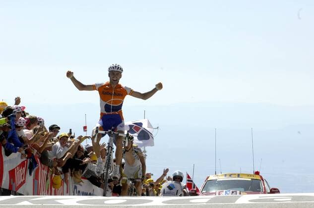 Juan Manuel Garate (Spanien Rabobank) gewinnt die 20. Etappe der Tour de France 2009 -  Radsport Herren Tour de France 2009, Straßenradsport, Straße, Rad Einzelbild 20. Etappe: Montelimar - Mont Ventoux Freude,
