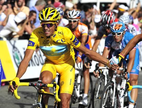 Tour de France 2009, 21. Etappe, Montereau-Fault-Yonne - Paris Champs-Elysees. Alberto Contador (ESP Astana). - 