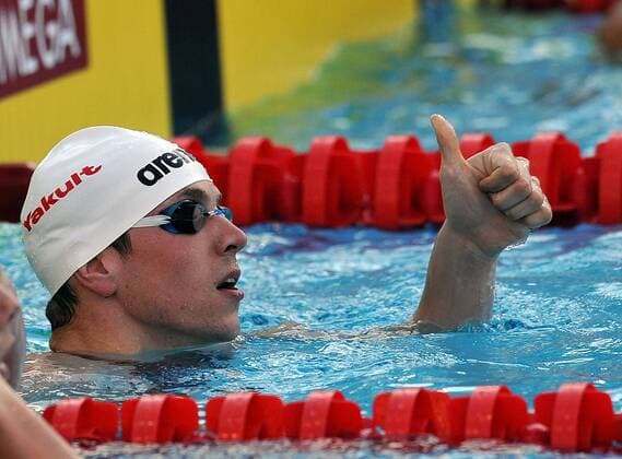Paul Biedermann (Deutschland) - xFRA (SESAPool137) Schwimmen WM Herren WM 2009, 200m Freistil Einzelbild Rom