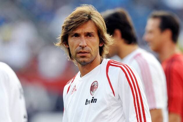 Andrea Pirlo (AC Mailand) -  Fußball Herren Training 2009 2010, Trainingslager, Milan, Porträt Foxborough