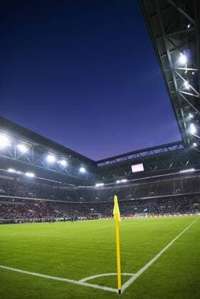 Esprit Arena - Heimspielstätte von Düsseldorf Fußball Herren DFB Pokal 2009 2010, Pokalspiel, Fortuna Düsseldorf Totale Esprit Arena, EspritArena Düsseldorf